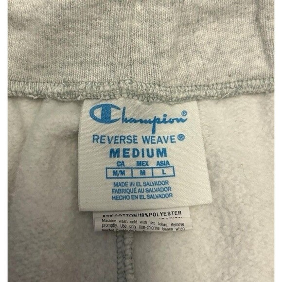 Champion Reverse Weave Sweatpants Shorts Womens Medium EUC - Picture 4 of 6